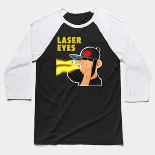 Laser Eyes Baseball T-Shirt